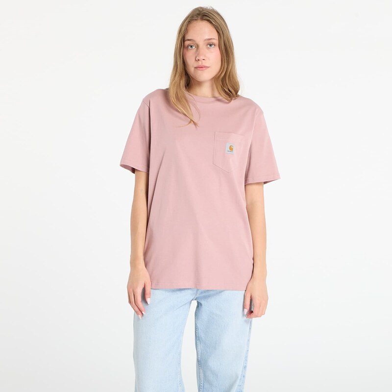 Tričko Carhartt WIP S/S Pocket T-Shirt UNISEX Glassy Pink M 65082828