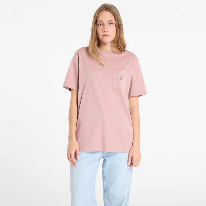 Tričko Carhartt WIP S/S Pocket T-Shirt UNISEX Glassy Pink L 65083592