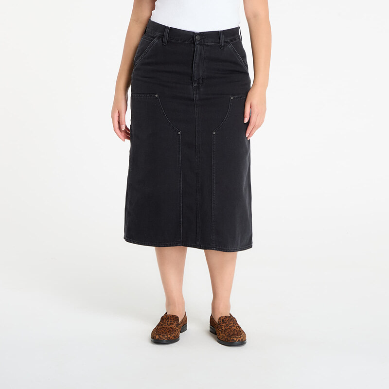 Sukňa Carhartt WIP W Double Knee Skirt Black Stone Washed S 65354980