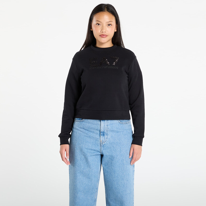 Mikina EA7 Emporio Armani Train Logo Series W T-Top Cn C Black L 65083682