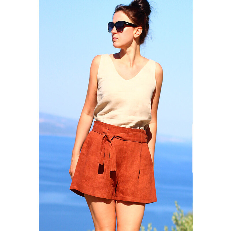 Dámske kraťasy Lotika zo 100% lanu Premium quality 37254086