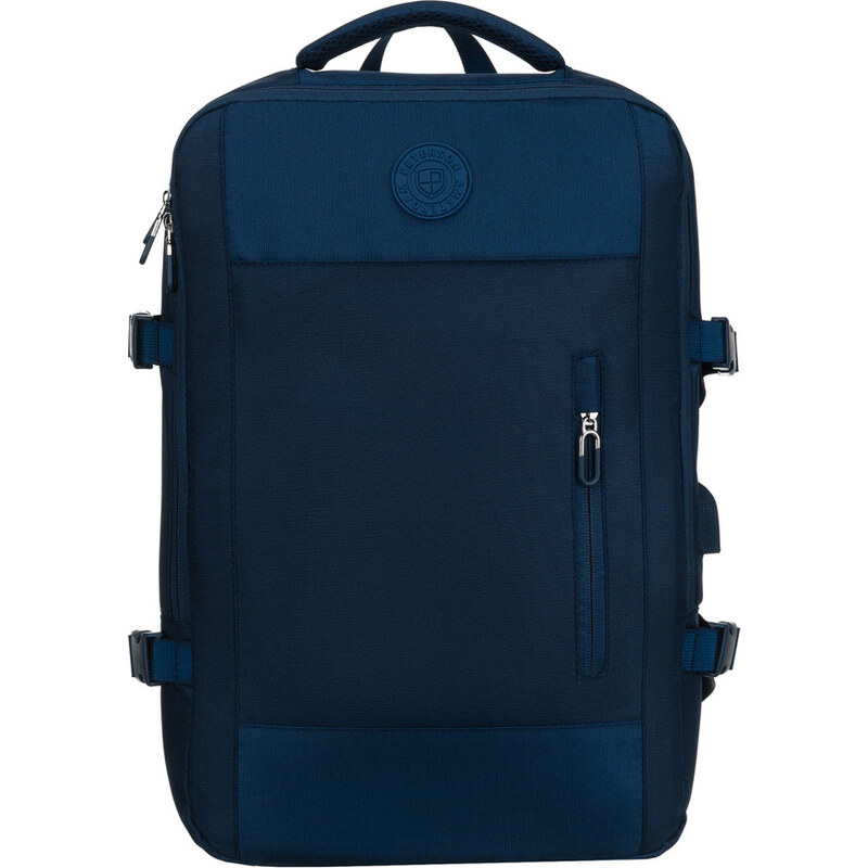 Peterson Tmavomodrý cestovný batoh s kompresnými popruhmi PTN 24421 65083829