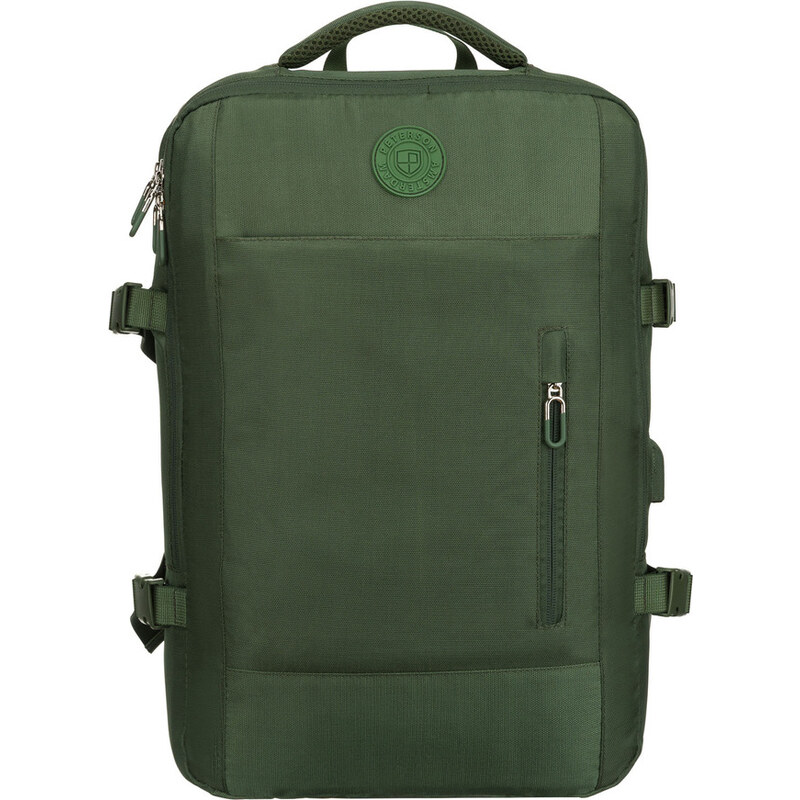 Peterson Tmavozelený cestovný batoh s kompresnými popruhmi PTN 24421 65083830