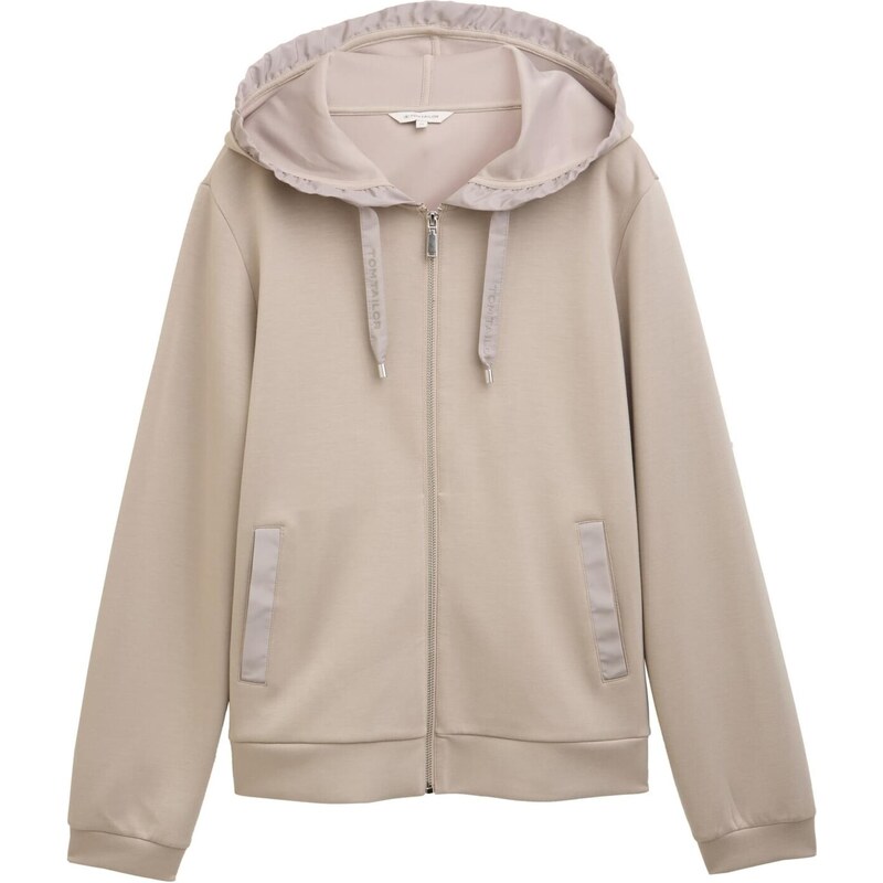 TOM TAILOR Tepláková bunda tmavošedá 65323319