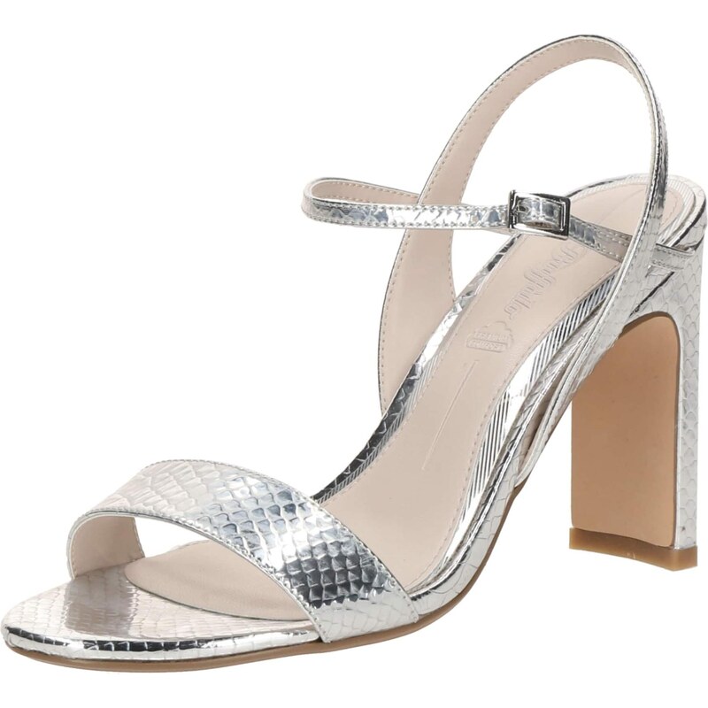 BUFFALO Remienkové sandále JEAN NEAT strieborná 65905196