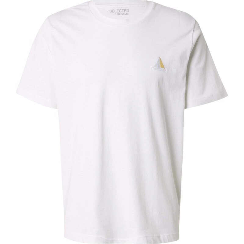 SELECTED Tričko SLHASPEN biela 65121063