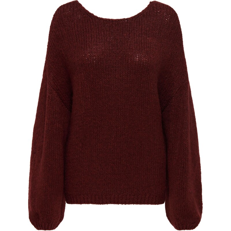JDY Sveter JDYDINEA vínovo červená 65654200