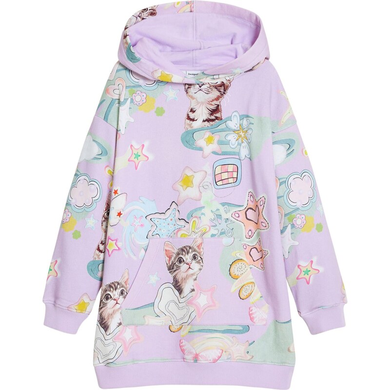 Desigual Šaty fialová / zmiešané farby 65088636