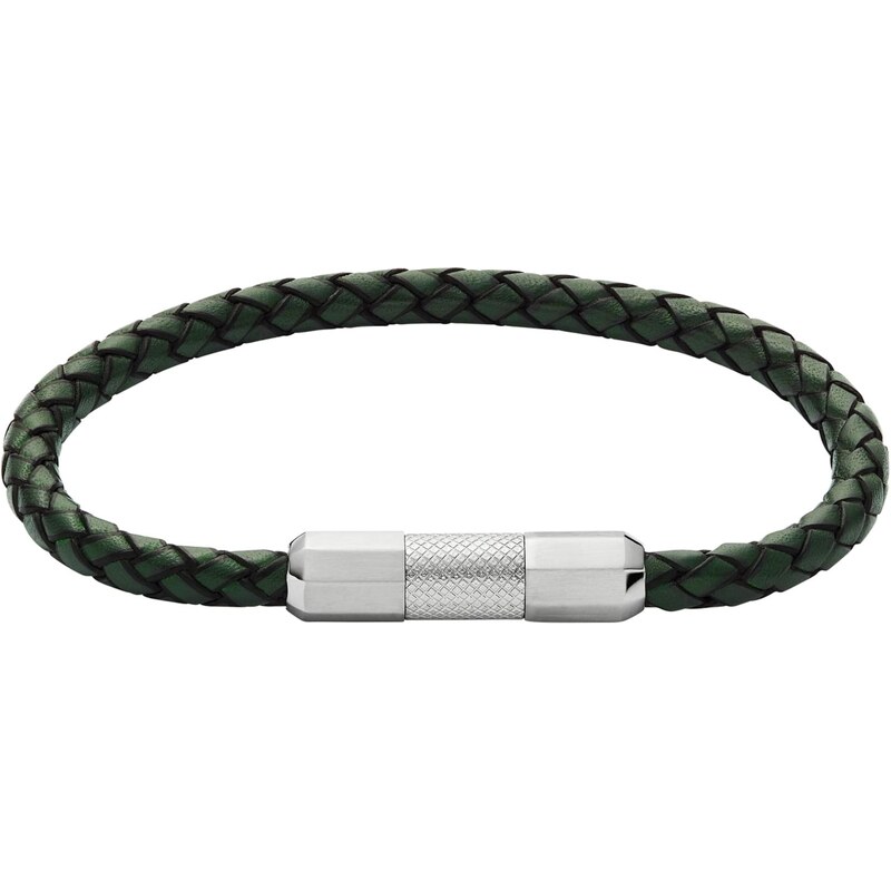 FOSSIL Náramok KNOX jedľová / strieborná 65088746