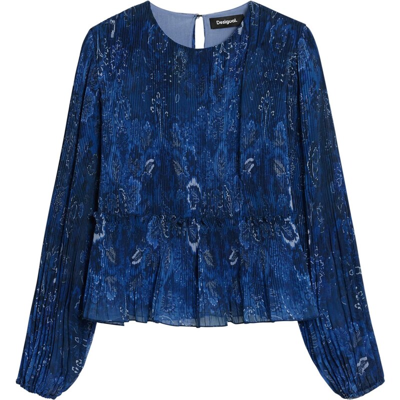 Desigual Blúzka modrá / zmiešané farby 65656953