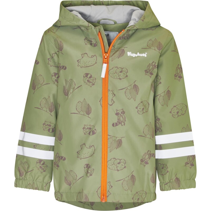 PLAYSHOES Funkčná bunda tmavosivá / zelená / oranžová 65135928