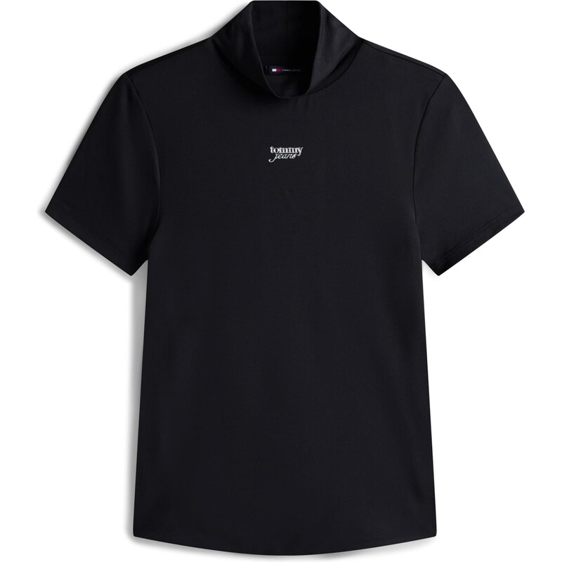 Tommy Jeans Tričko čierna / strieborná 65657408