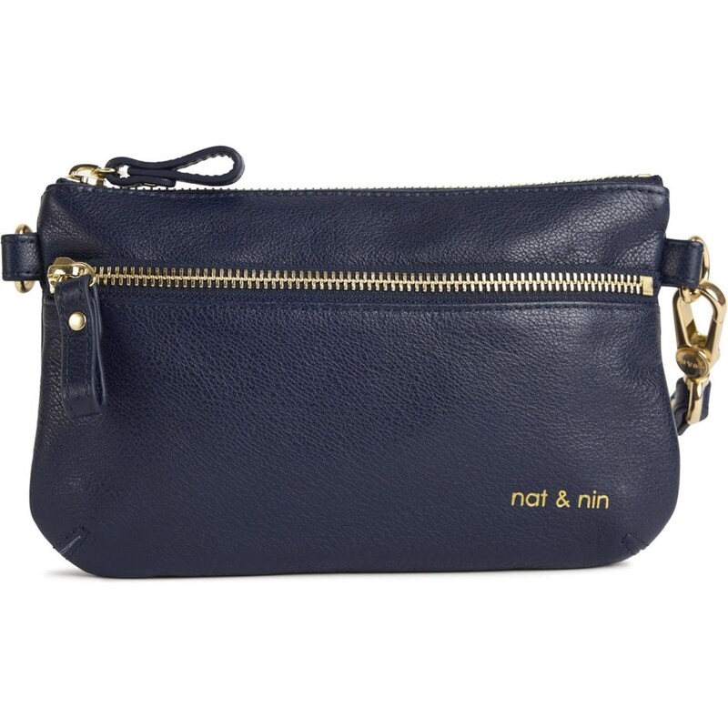 Nat&Nin Taška cez rameno VICKY2 tmavomodrá / zlatá 65883921