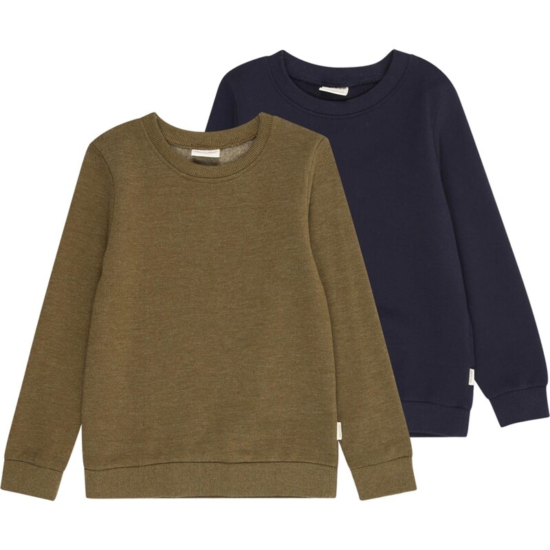 MINYMO Mikina námornícka modrá / olivová 65888841