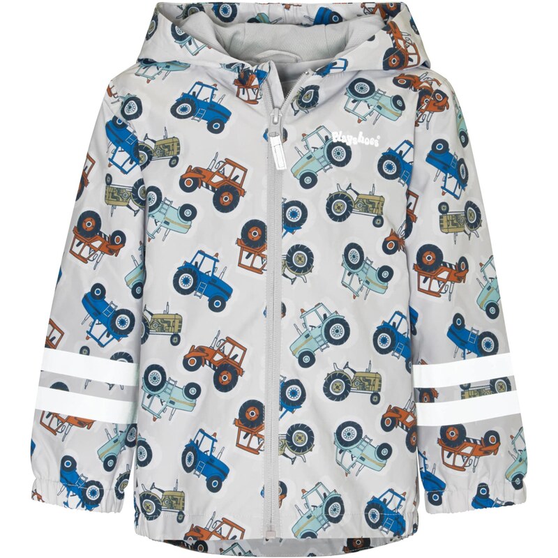 PLAYSHOES Funkčná bunda enciánová / svetlosivá / tmavooranžová / 65661528