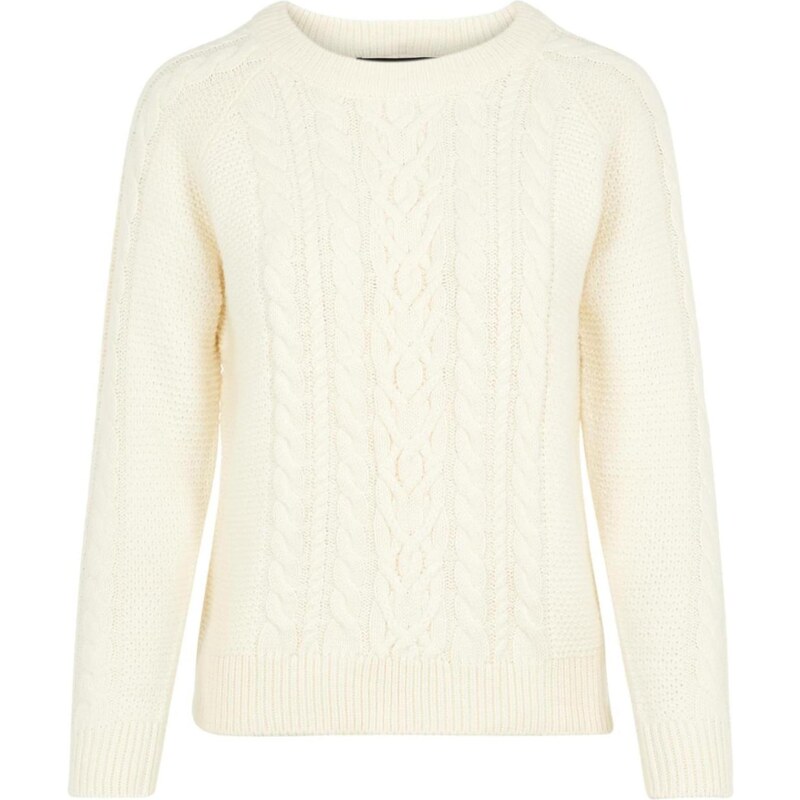 Vero Moda Petite Sveter VMPRIYA prírodná biela 65252531