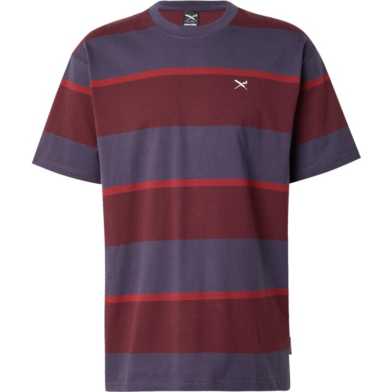 Iriedaily Tričko Boldness námornícka modrá / grenadínová / karmínovo 65654767