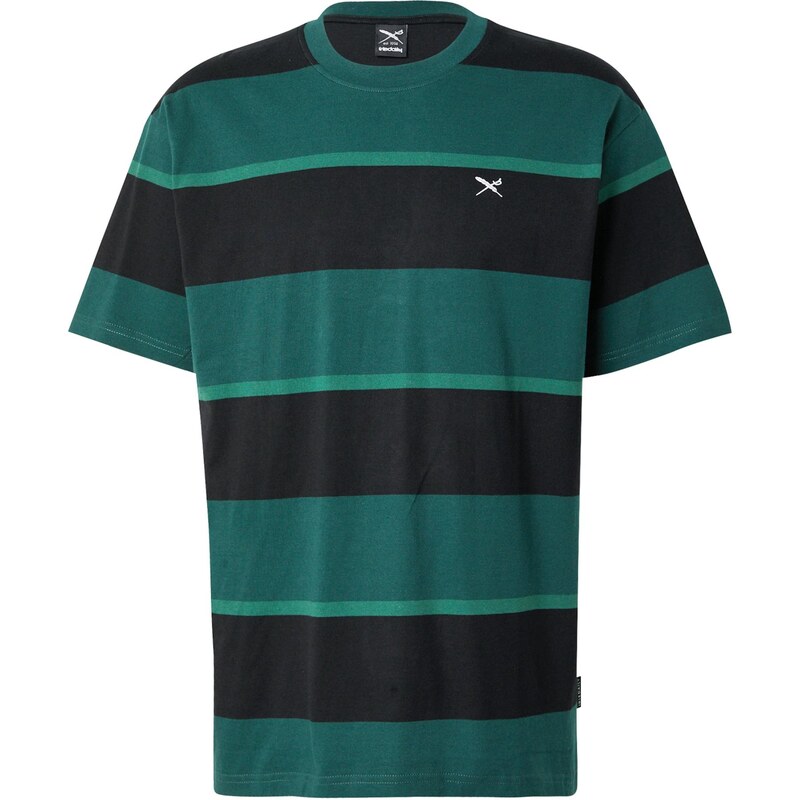 Iriedaily Tričko Boldness zelená / tmavozelená / čierna 65654782