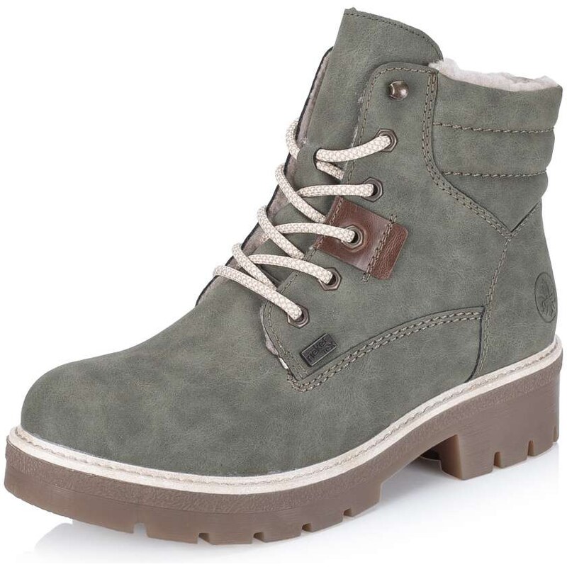 Dámska členková obuv RIEKER Y8120-54 zelená W5 65115705