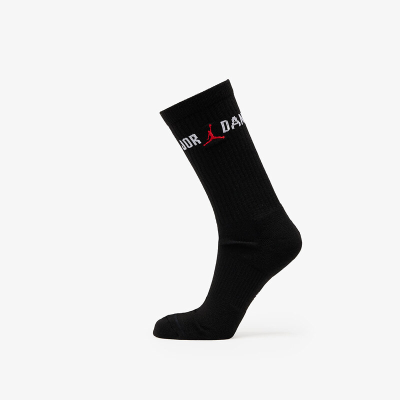 Nike Ponožky Jordan Everyday Crew Sock Black/ White/ University Red XL 65115724
