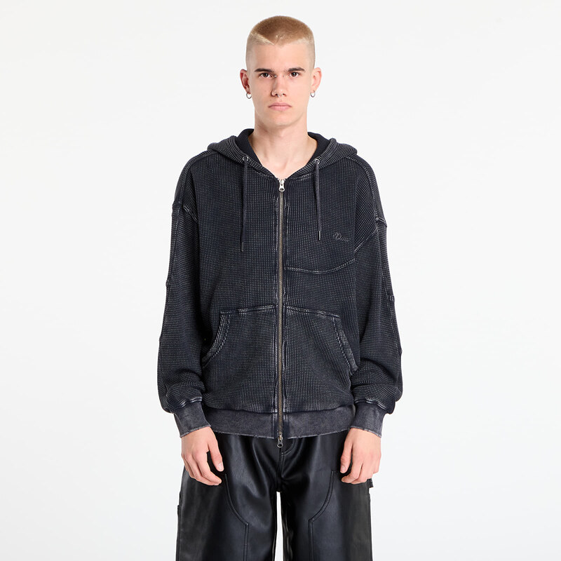 Mikina DIME Premium Waffle Zip Hoodie UNISEX Faded Black L 65115732