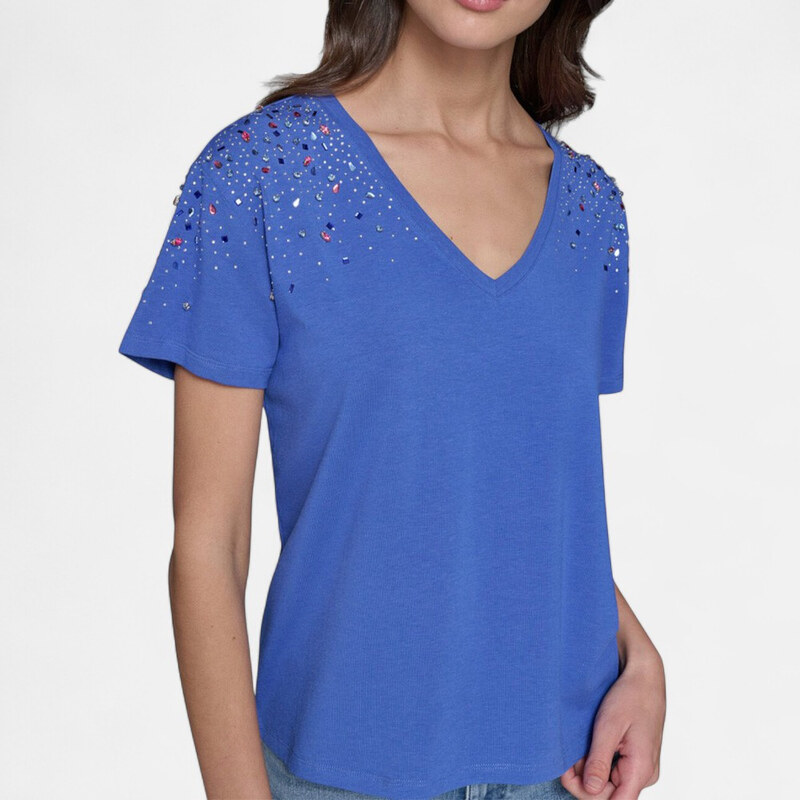 Dámské volné triko Karl Lagerfeld Paris 56311 65115786