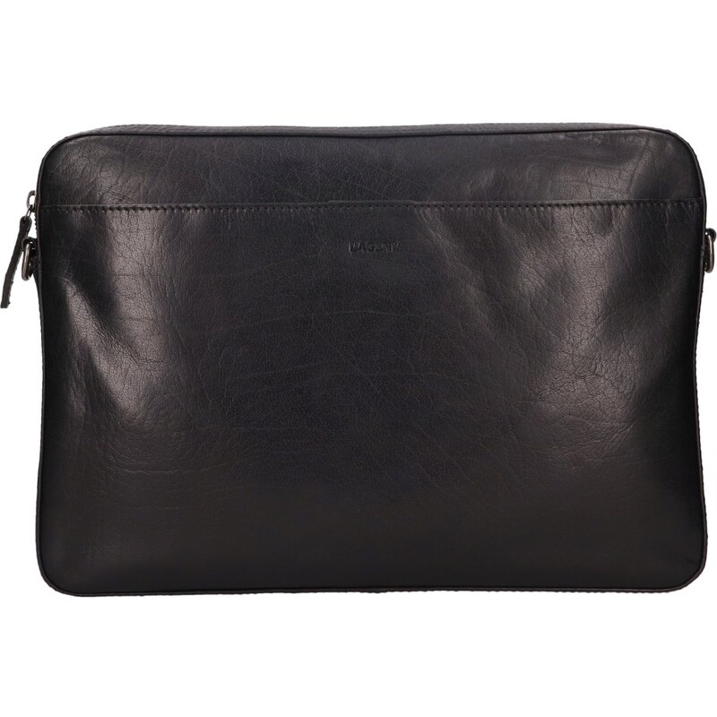 Lagen Pánska kožená taška na notebook 212761 čierna 65637762