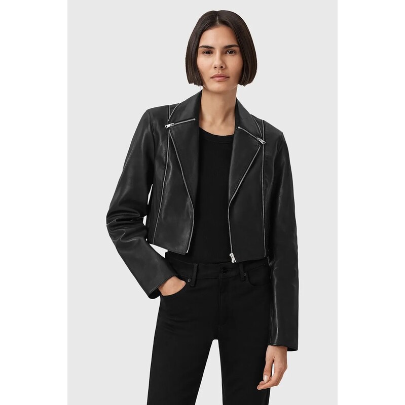 Kožená bunda AllSaints LANDERS 65120705