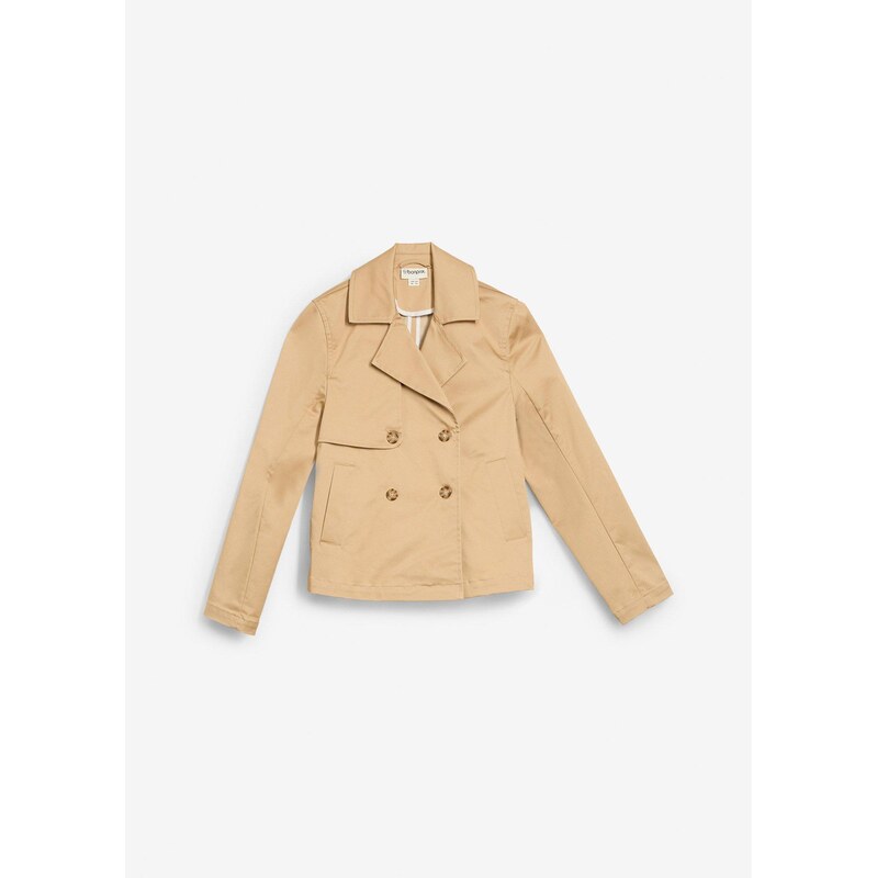 bonprix Trenč bunda, farba béžová 65119306