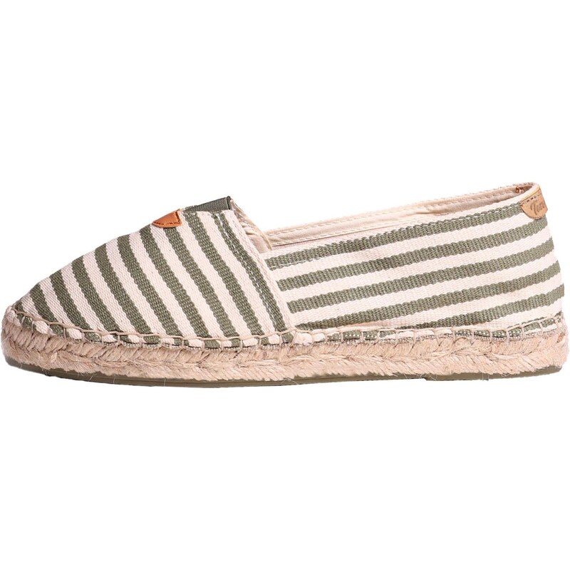 Toni Pons Espadrilky BLANES béžová / olivová 65133607