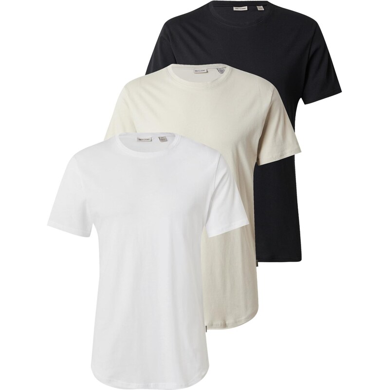 Only & Sons Tričko ONSMATT nebielená / čierna / biela 65121354