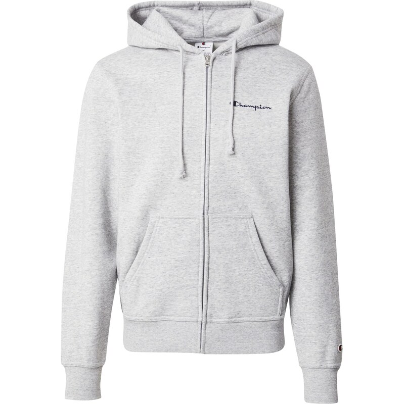 Champion Authentic Athletic Apparel Tepláková bunda sivá melírovaná / 65267747