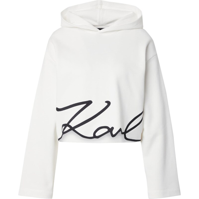 Karl Lagerfeld Mikina čierna / biela 65661652