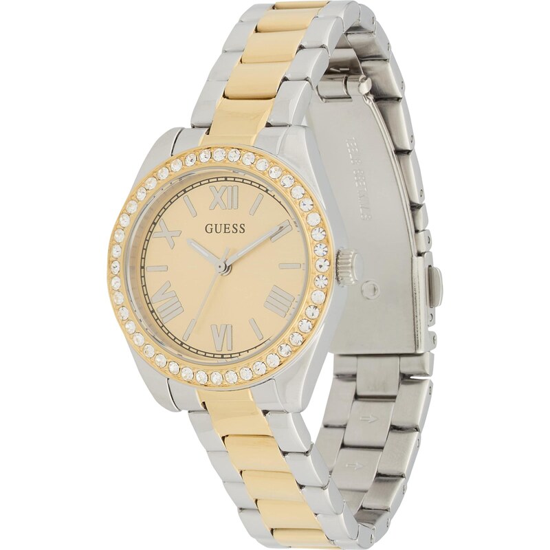 GUESS Analógové hodinky Mini Luna zlatá / strieborná 65204570