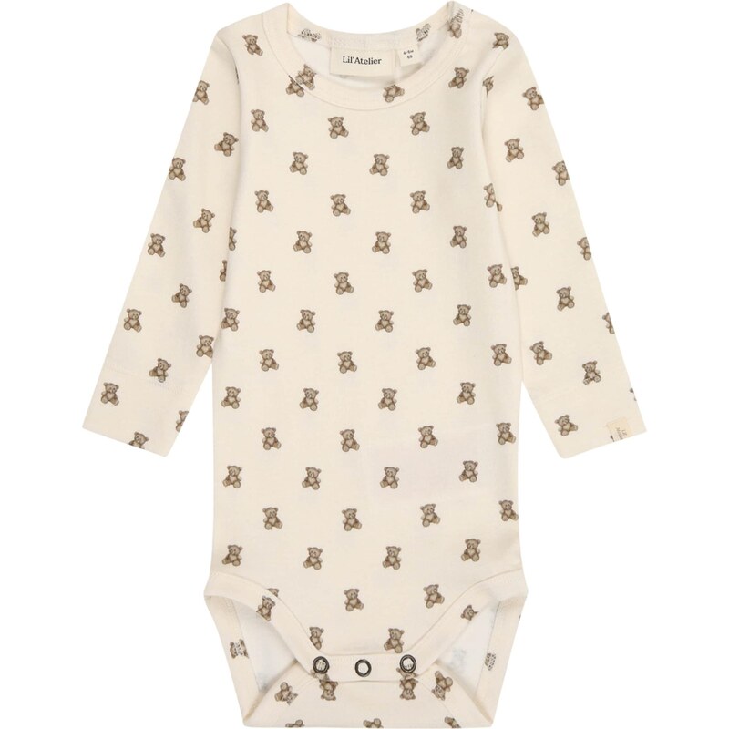 LilAtelier Body NBNGayo Elo hnedá / sivá / biela ako vlna 66163738