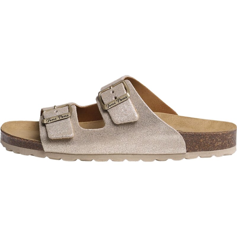 Toni Pons Šľapky GHANA šampanské 65484770