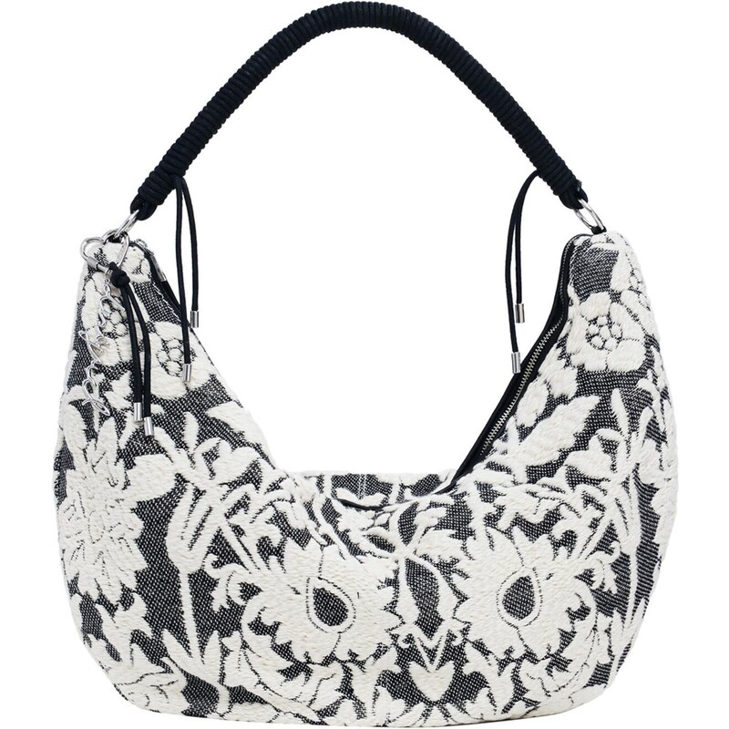 Desigual Kabelka na rameno čierna / biela 65656880