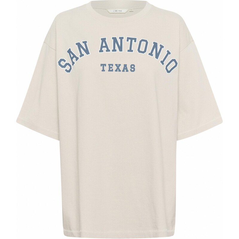 Cream Tričko béžová / svetlomodrá 65653599