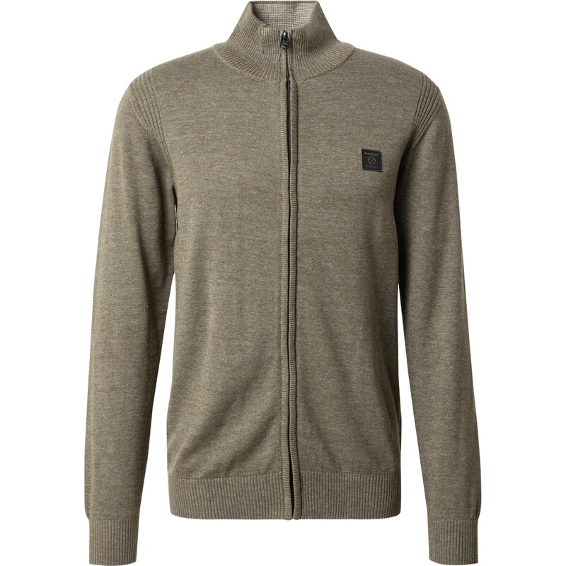 Petrol Industries Kardigán olivová / čierna 65889096