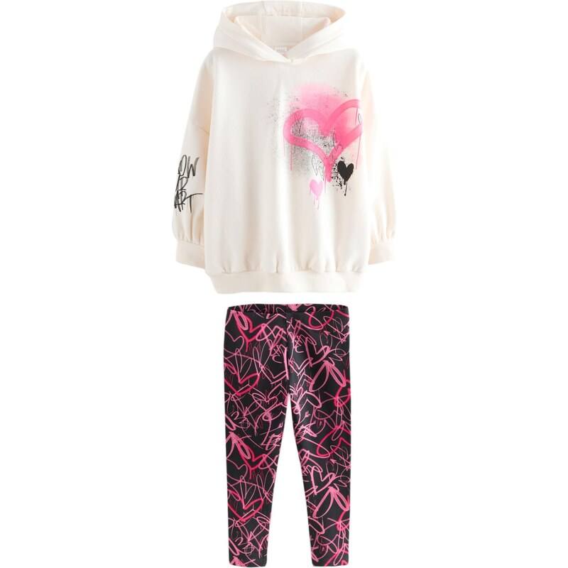 Next Set ružová / tmavoružová / čierna / biela 65882696