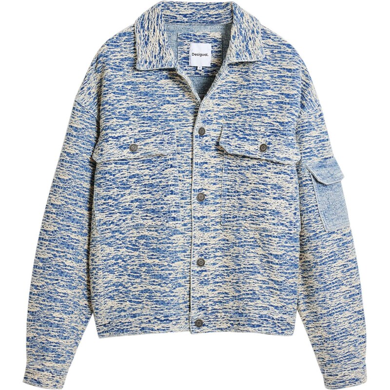 Desigual Prechodná bunda béžová / modrá 65883295