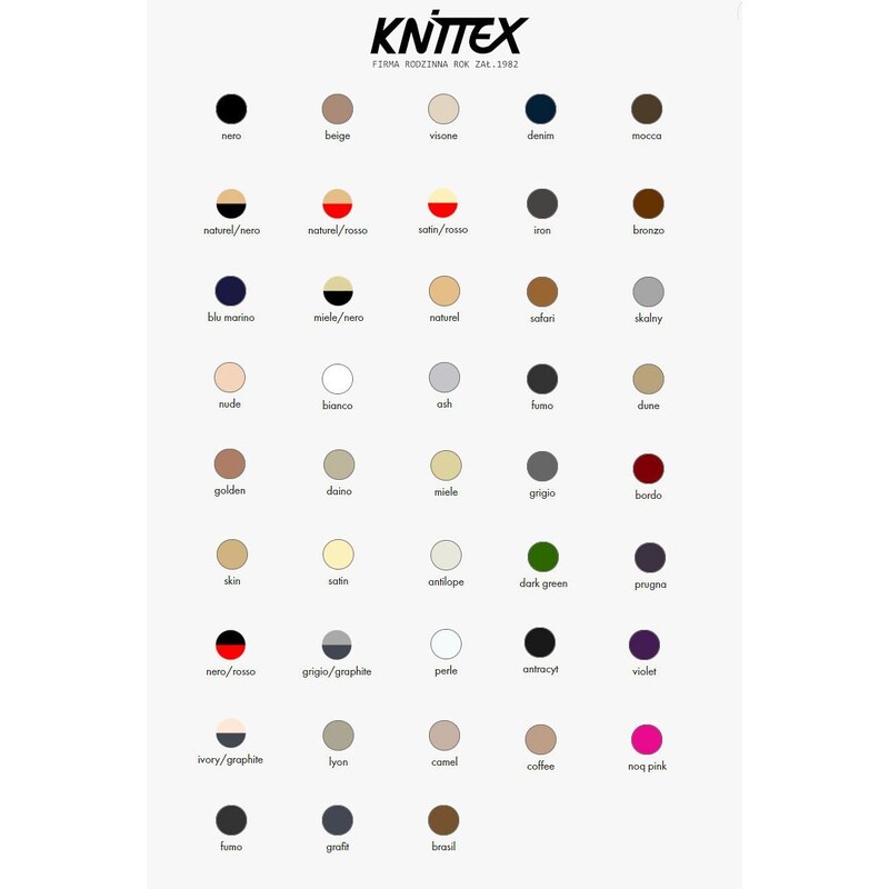Beztlakové podkolienky Knittex Marta 40 den 65124082