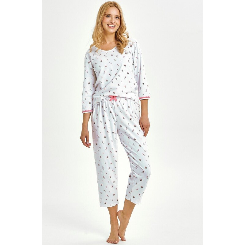 Dámske bavlnené pyžamo Taro Elodie 3432 3/4 65125331