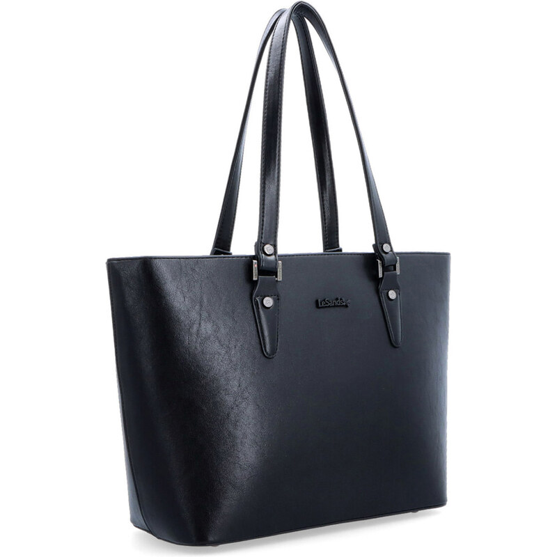 Kabelka zo syntetickej kože cez rameno Le Sands čierna 7719 C 64020631