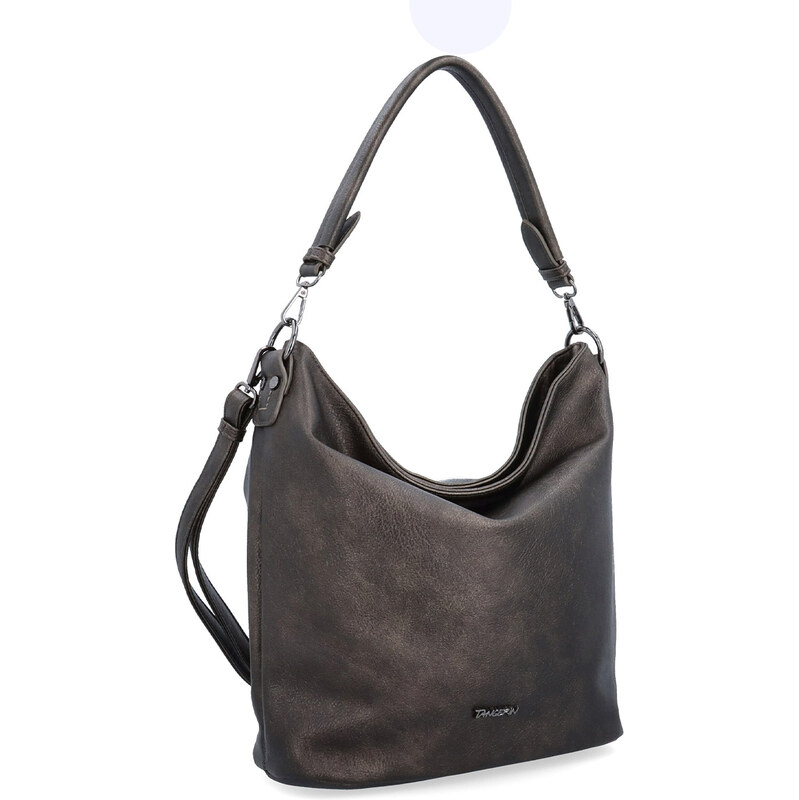 Kabelka zo syntetickej kože cez rameno Tangerin sivá 8007 ANT 65128745