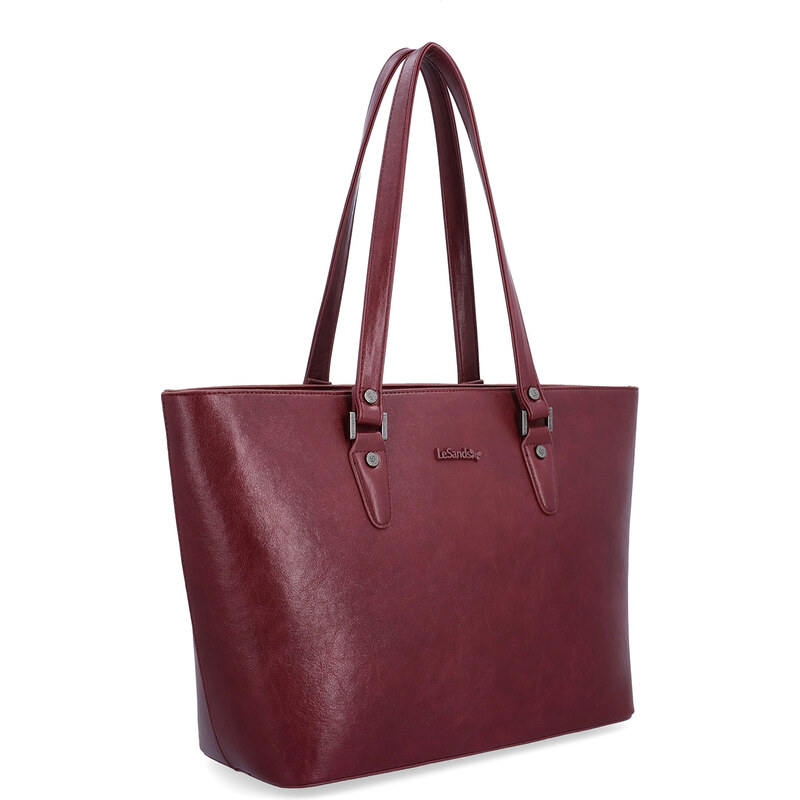 Kabelka zo syntetickej kože cez rameno Le Sands vínová 7719 BO 65128754