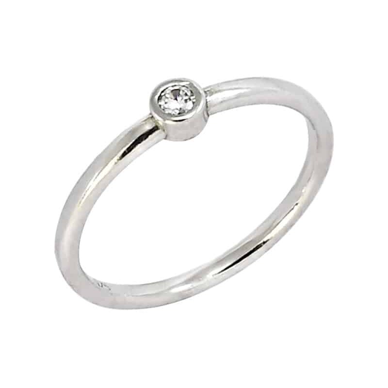 Strieborný prsteň Glare 1002 65129023