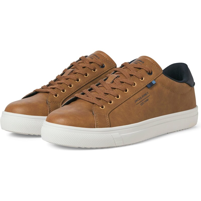 JACK & JONES Nízke tenisky JFWBale tmavobéžová / námornícka modrá 65133656