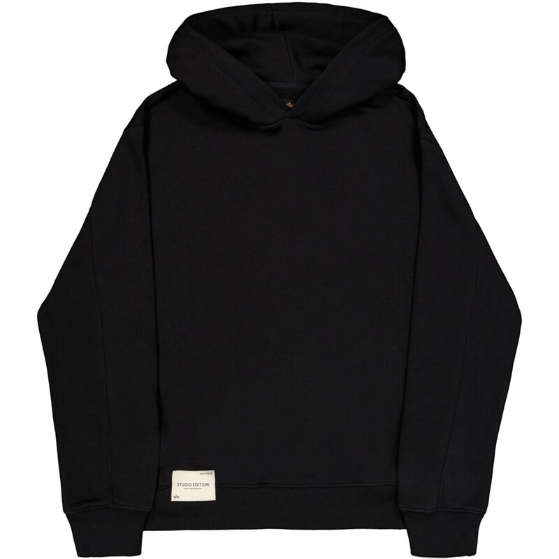 ALPHA INDUSTRIES Sveter Studio Edition čierna / biela 65323325