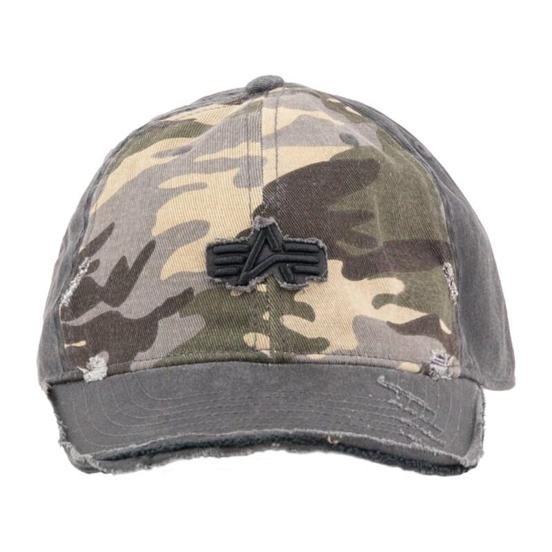 ALPHA INDUSTRIES Čiapka béžová / sivá / kaki 65139068